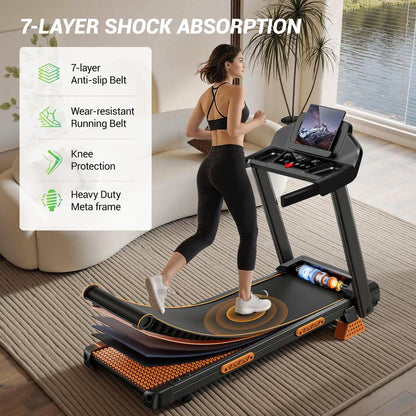 Heavy Duty Adjustable Incline Treadmill