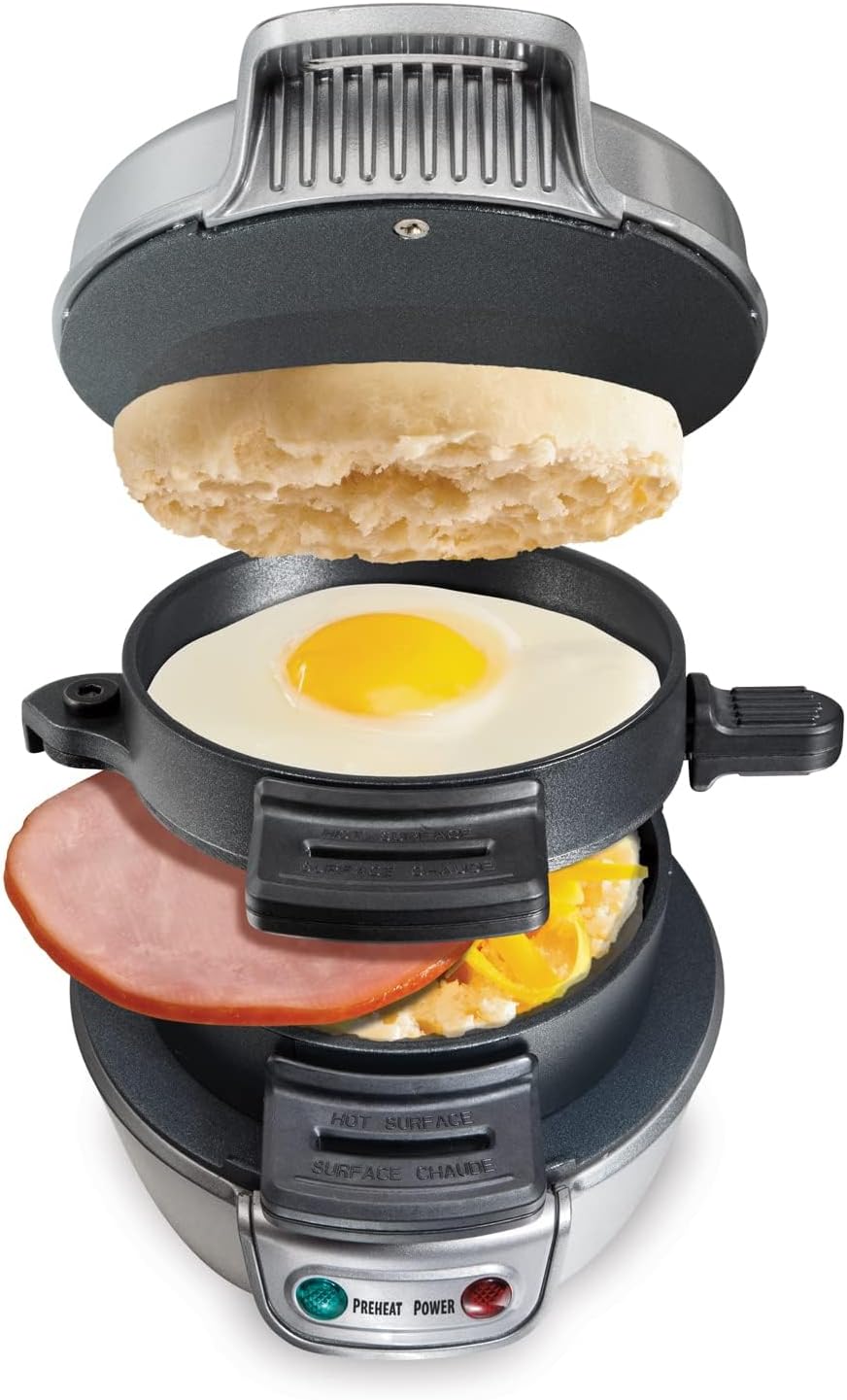 Electric Breakfast Sandwich and Egg Maker