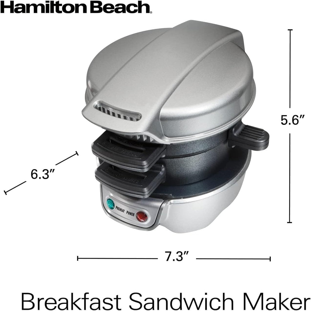 Electric Breakfast Sandwich and Egg Maker