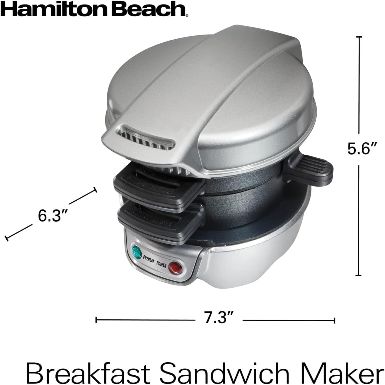 Electric Breakfast Sandwich and Egg Maker