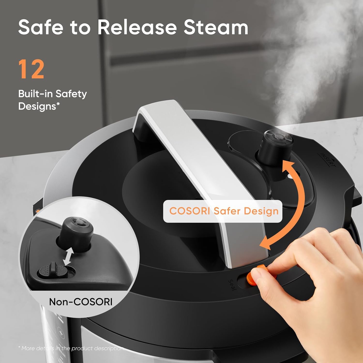 Electric Pressure Cooker with Ceramic Pot