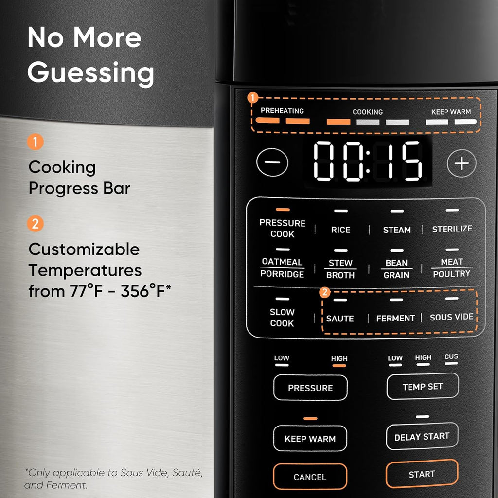 Electric Pressure Cooker with Ceramic Pot