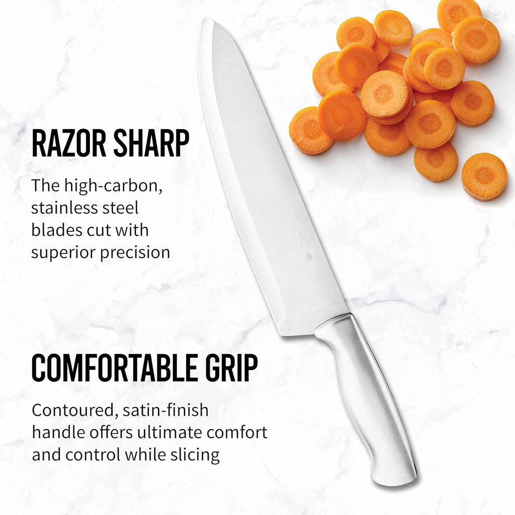 15-Piece High-Carbon Kitchen Knife Set