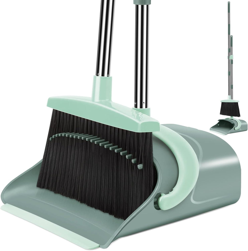 Upright Broom Dustpan Combo for Home